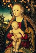 Lucas Cranach Virgin and Child under an Apple Tree oil on canvas